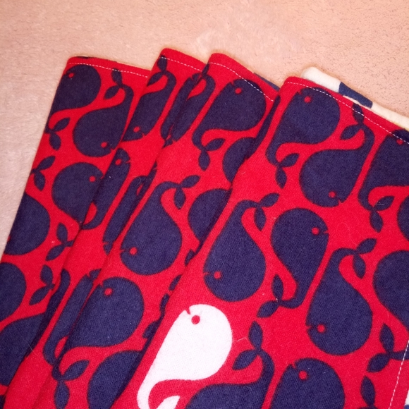 Homemade Nautical Whale Baby blanket - Picture 3 of 7